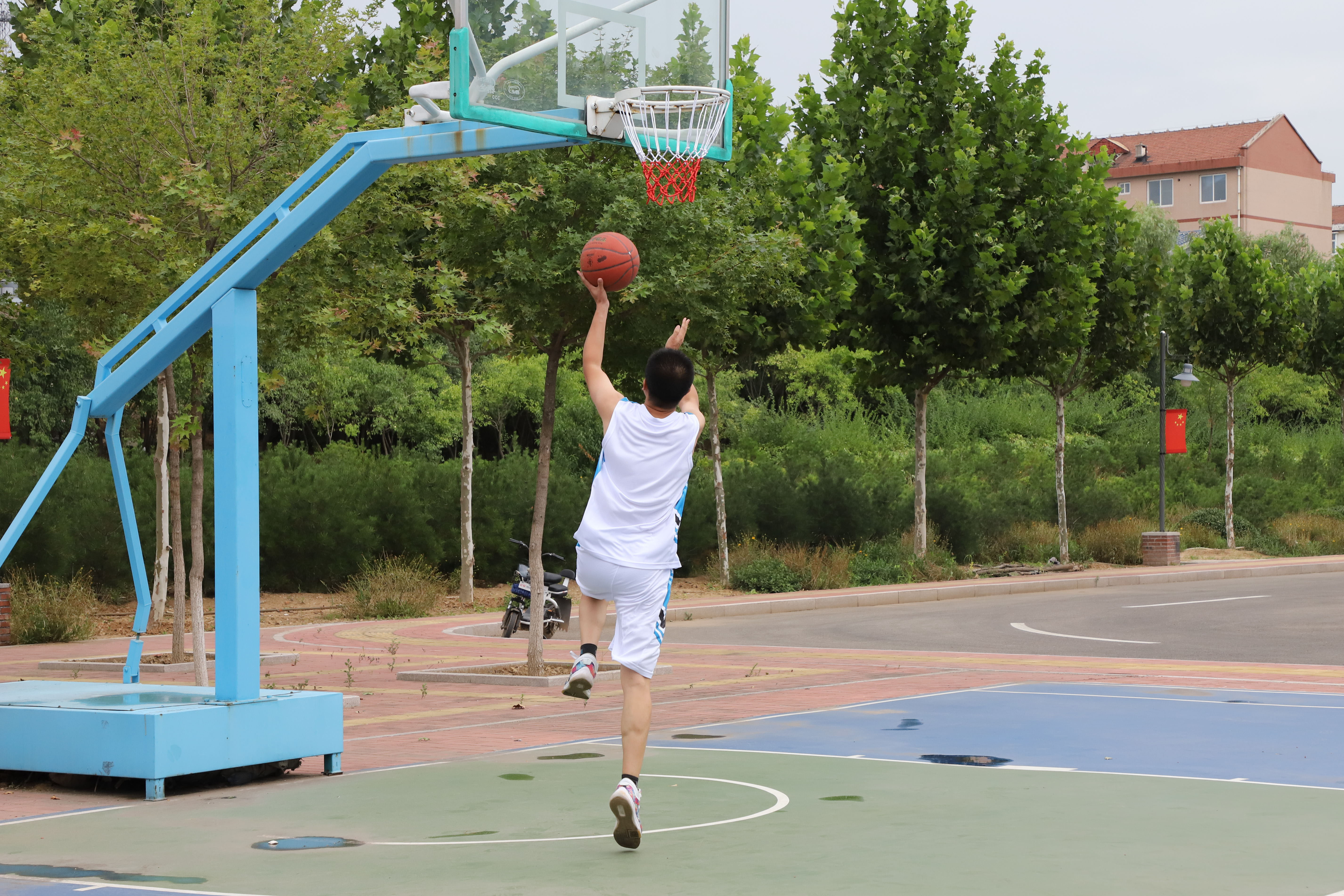 公司組織開展籃球技巧賽暨3對(duì)3比賽62