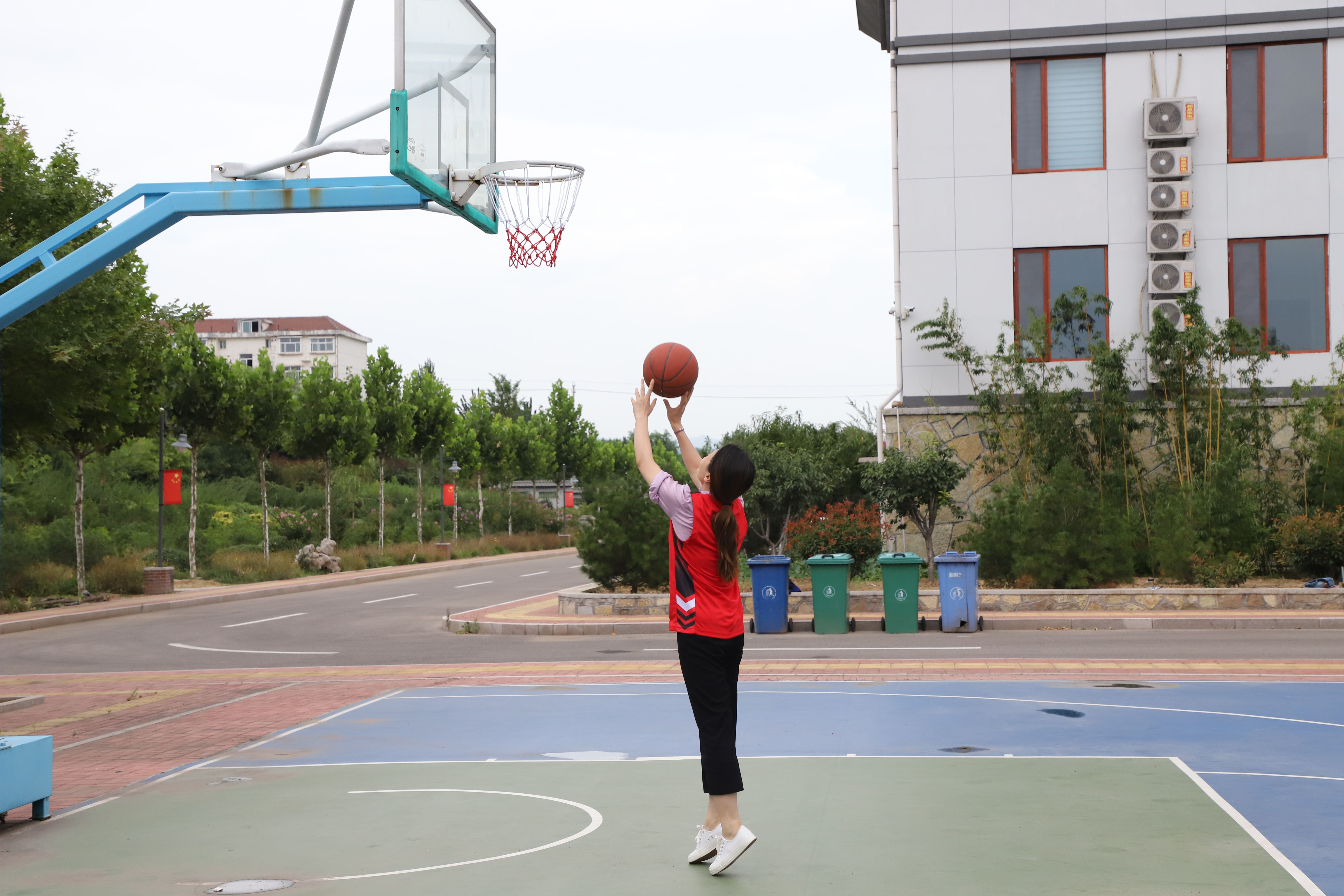 公司組織開展籃球技巧賽暨3對(duì)3比賽62