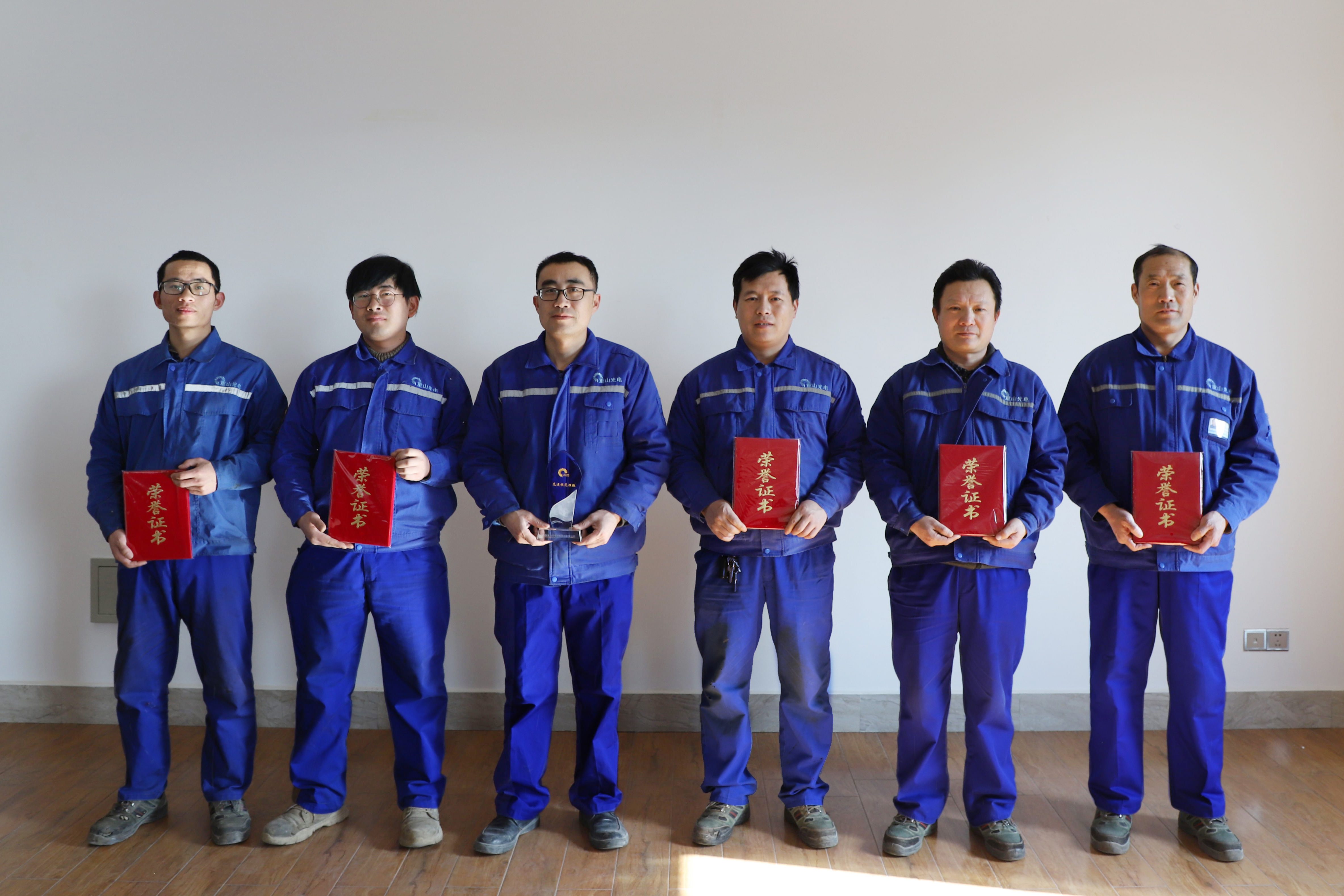 2020先進模范班組代表 綜合管理部維修班組