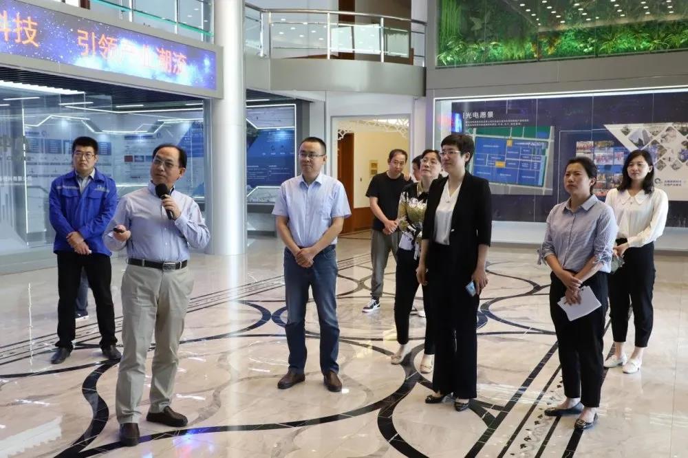 市投資促進局領導到我公司調研