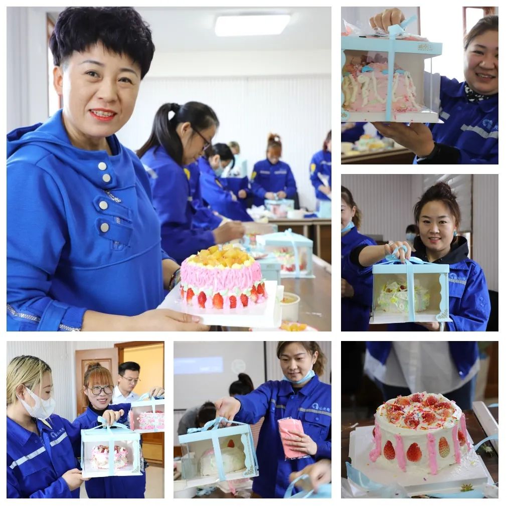 公司組織舉行“3.8女神節(jié)”蛋糕DIY活動(dòng)57