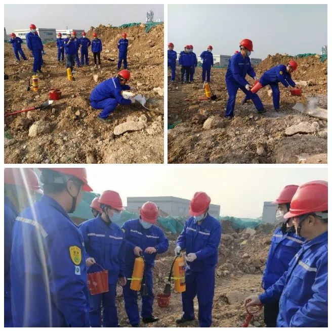 特種合金項目部組織金屬鋰失火消防演練